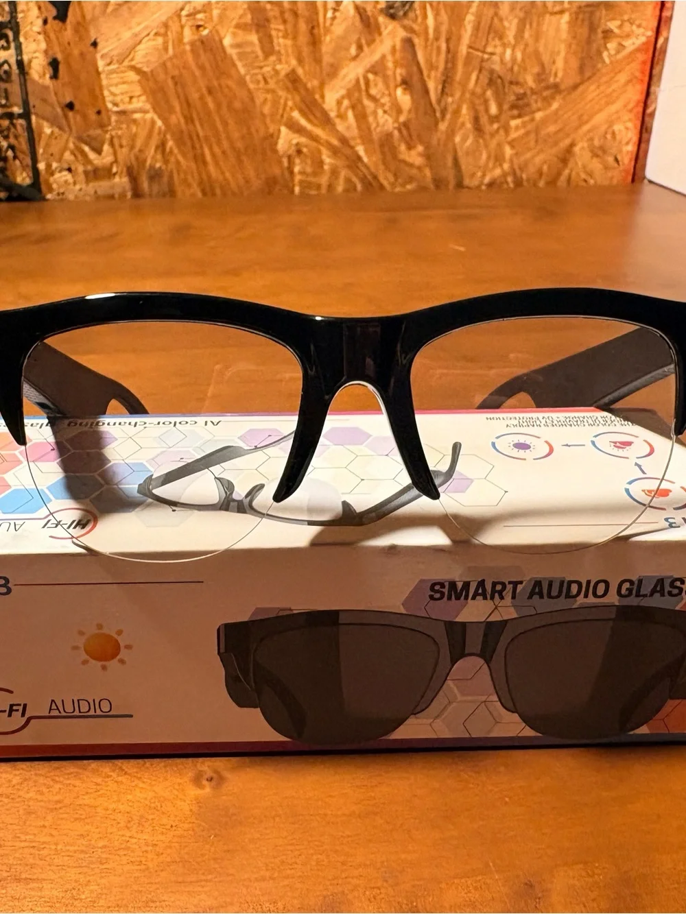 Smart Audio Glasses with Bluetooth — Black
